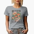 thumbnail image 1 of Distressed Create Your Own Magic - Walk Your Own Path, Boho Retro Mushroom Art Merch Gift, Heather Grey T-Shirt, Large, 1 of 5