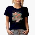 thumbnail image 1 of Distressed Create Your Own Magic, Walk Your Own Path, Retro Boho Mushroom Art Merch Gift, Navy Blue T-Shirt, 2XL, 1 of 5