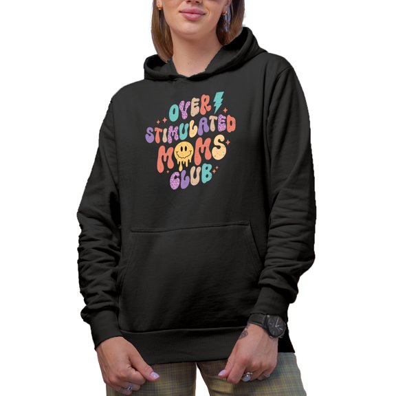 Distressed Don't Look Back, You're Not Going That Way Quote, Retro Flower Art Merch Gift, Black Hooded Sweatshirt or Hoodie, 3XL