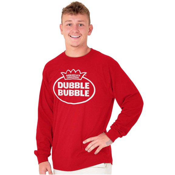 Distressed Dubble Bubble Retro Double Long Sleeve TShirt Men Women Brisco Brands L