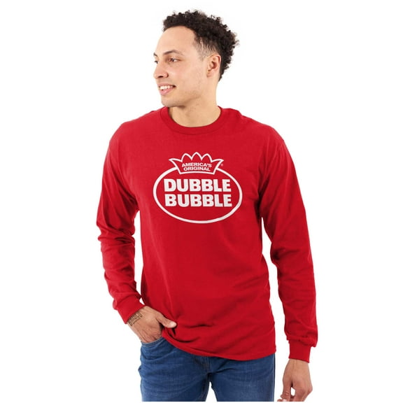 Distressed Dubble Bubble Retro Double Long Sleeve TShirt Men Women Brisco Brands M