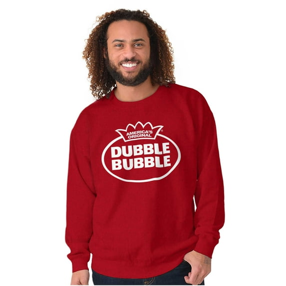 Distressed Dubble Bubble Retro Double Sweatshirt for Men or Women Brisco Brands 3X