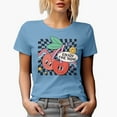 thumbnail image 1 of Distressed Enjoy the Now Quote - Retro Art Merch Gift, Baby Blue T-Shirt, Small, 1 of 5