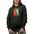 thumbnail image 1 of Distressed Every Great Father Teaches His Children to Play Golf, Golf Player, Golfing or Golfer Themed Merch Gift, Black Hooded Sweatshirt or Hoodie, 3XL, 1 of 5