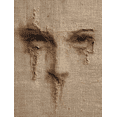 thumbnail image 1 of Distressed Face Burlap Canvas Print Wall Art for Living Room Bedroom Office Gallery Unique Textured Decor, 1 of 8