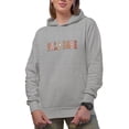 thumbnail image 1 of Distressed Fall Babe - Autumn Merch Gift, Heather Grey Hooded Sweatshirt or Hoodie, Large, 1 of 5