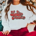 thumbnail image 1 of Distressed Feelin' Festive | Sweatshirt, 1 of 5