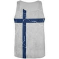 thumbnail image 1 of Distressed Finland Flag All Over Mens Tank Top Multi X-LG, 1 of 2