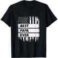 thumbnail image 1 of Distressed Flag PAPA's Favorite Proud PAPA T-Shirt, 1 of 4