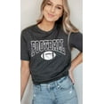 thumbnail image 1 of Distressed Football Graphic Tee T-Shirt, 1 of 10