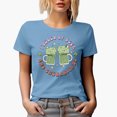 thumbnail image 1 of Distressed Fueled by Beer and Shenanigans - St. Patrick's Day Art Merch Gift, Baby Blue T-Shirt, 2XL, 1 of 5