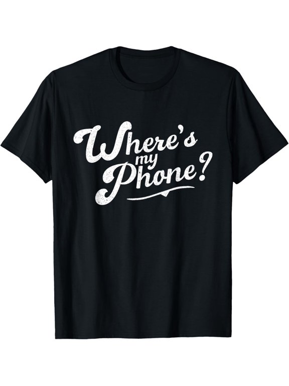 Distressed Funny Friends Tee, Where's My Phone T-Shirt