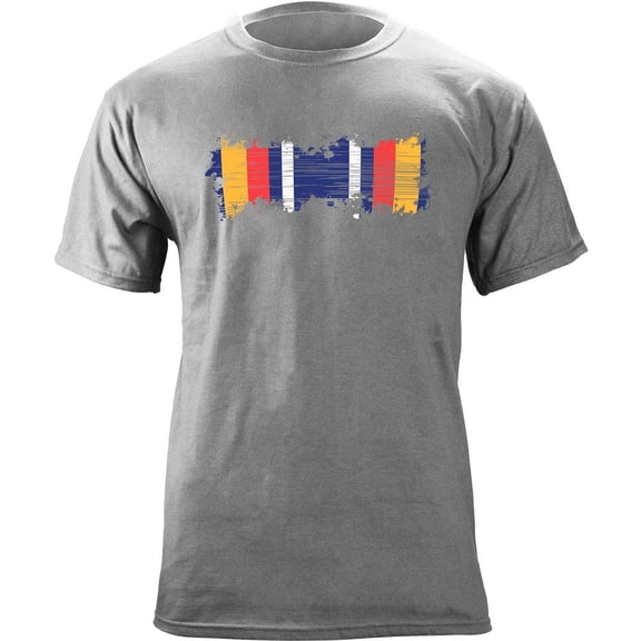 Distressed Global War on Terrorism Service Ribbon Veteran T-Shirt