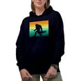 thumbnail image 1 of Distressed Golf Player, Golfing or Golfer Themed Merch Gift, Navy Blue Hooded Sweatshirt or Hoodie, Medium, 1 of 5