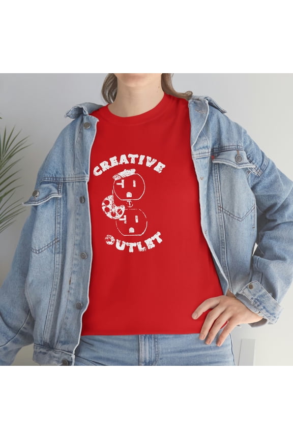 Distressed Graphic T-Shirt | Creative Outlet Tee | Funny Artist Tee | Artist Appreciation