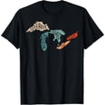 thumbnail image 1 of Distressed Great Lakes Huron Erie Michigan Ontario T-Shirt, 1 of 5