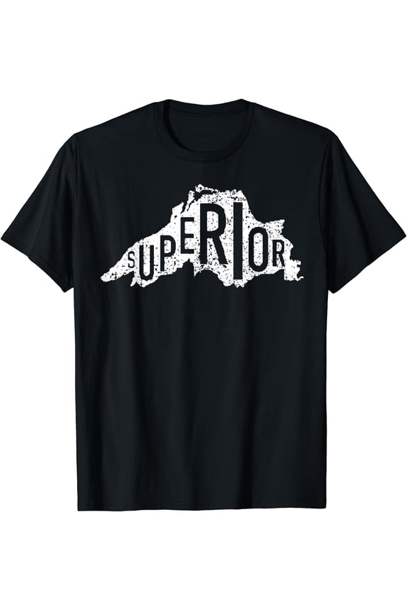 Distressed Great Lakes Lake Superior Tee T-Shirt