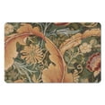 thumbnail image 1 of Distressed Green Floral Carpet 20x32 Inch - Modern Washable, Non-Slip Rug for Bedroom, Bathroom, Entryway and Laundry Room - Small Accent Area Rug, 1 of 5