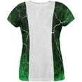 thumbnail image 1 of Distressed Grunge Flag of Nigeria All Over Womens T Shirt, 1 of 2