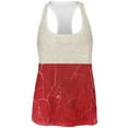 thumbnail image 1 of Distressed Grunge Polish Flag All Over Womens Work Out Tank Top Multi MD, 1 of 2