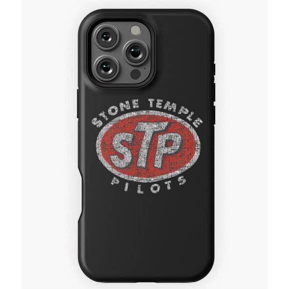 Distressed Grunge Red Oval Logo M1129 Phone Case for iPhone 17 16 15 14 13 12 11 Pro Max