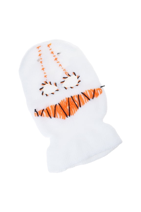 Distressed Halloween Funny Face Mask Scary Hooded Party Hat Knitted Hat Beanies