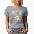 thumbnail image 1 of Distressed Hey, Sunshine - Retro Smiling Flowers Art Merch Gift, Heather Grey T-Shirt, 3XL, 1 of 5