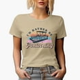 thumbnail image 1 of Distressed I'd Rather Be Pontooning - Retro Pontoon Art Merch Gift, Tan T-Shirt, 3XL, 1 of 5