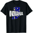 thumbnail image 1 of Distressed Indiana T-Shirt, 1 of 3