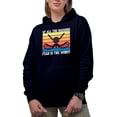 thumbnail image 1 of Distressed Inspirational Of All the Hazards, Fear Is the Worst, Golf Player, Golfing or Golfer Themed Merch Gift, Navy Blue Hooded Sweatshirt or Hoodie, 2XL, 1 of 5
