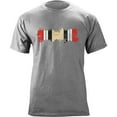 thumbnail image 1 of Distressed Iraq Campaign Medal Ribbon Veteran T-Shirt, 1 of 1