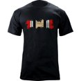 thumbnail image 1 of Distressed Iraq Campaign Medal Ribbon Veteran T-Shirt, 1 of 1