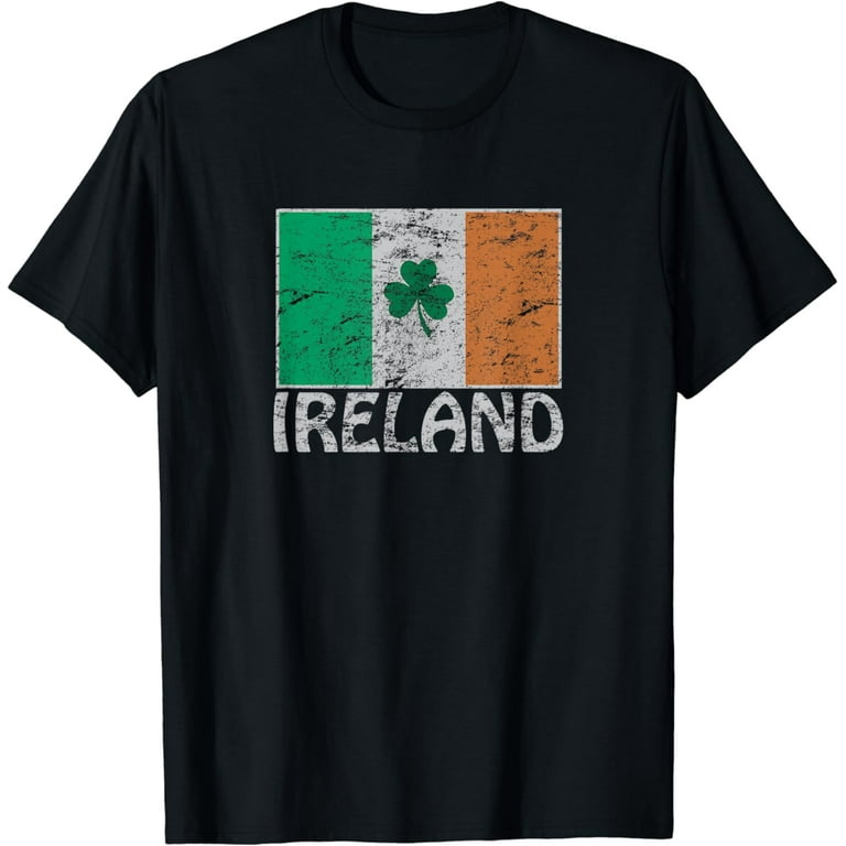 Distressed Ireland Flag Shamrock Cool Irish Flags Men Women T-Shirt Distressed Ireland Flag Shamrock Cool Irish Flags Men Women T-Shirt