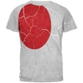 thumbnail image 1 of Distressed Japanese Flag All Over Mens T Shirt Multi LG, 1 of 1