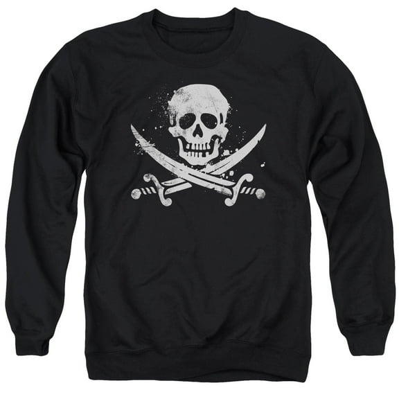 - Distressed Jolly Roger - Crewneck Sweatshirt - Small
