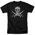 thumbnail image 1 of - Distressed Jolly Roger - Short Sleeve Shirt - XXXXX-Large, 1 of 2