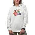 thumbnail image 1 of Let's Get Cray with a Crawfish or Crayfish Art Merch Gift, White Hooded Sweatshirt or Hoodie, Small, 1 of 5