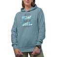 thumbnail image 1 of Life Is a Beach, Enjoy the Waves, Tie Dye Art Merch Gift, Light Blue Hooded Sweatshirt or Hoodie, Large, 1 of 5