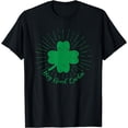 thumbnail image 1 of Distressed Lucky Shamrock St. Patrick's Day T-Shirt, 1 of 3