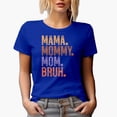 thumbnail image 1 of Distressed Mama. Mommy. Mom. Bruh. Mother's Day or Birthday Merch Gift, Royal Blue T-Shirt, 3XL, 1 of 5