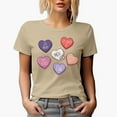 thumbnail image 1 of Distressed Meh, So Over It, Not Yours - Retro Anti Valentine's Day Art Merch Gift, Tan T-Shirt, 3XL, 1 of 5
