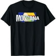 thumbnail image 1 of Distressed Montana T-Shirt, 1 of 3