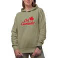 thumbnail image 1 of Distressed Oh Canada - Maple Leaf Art Merch Gift, Sand Hooded Sweatshirt or Hoodie, Medium, 1 of 5