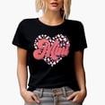 thumbnail image 1 of Distressed One Loved Mini, Mother-To-Daughter Mother's or Valentine's Day Gift, Black T-Shirt, Large, 1 of 5