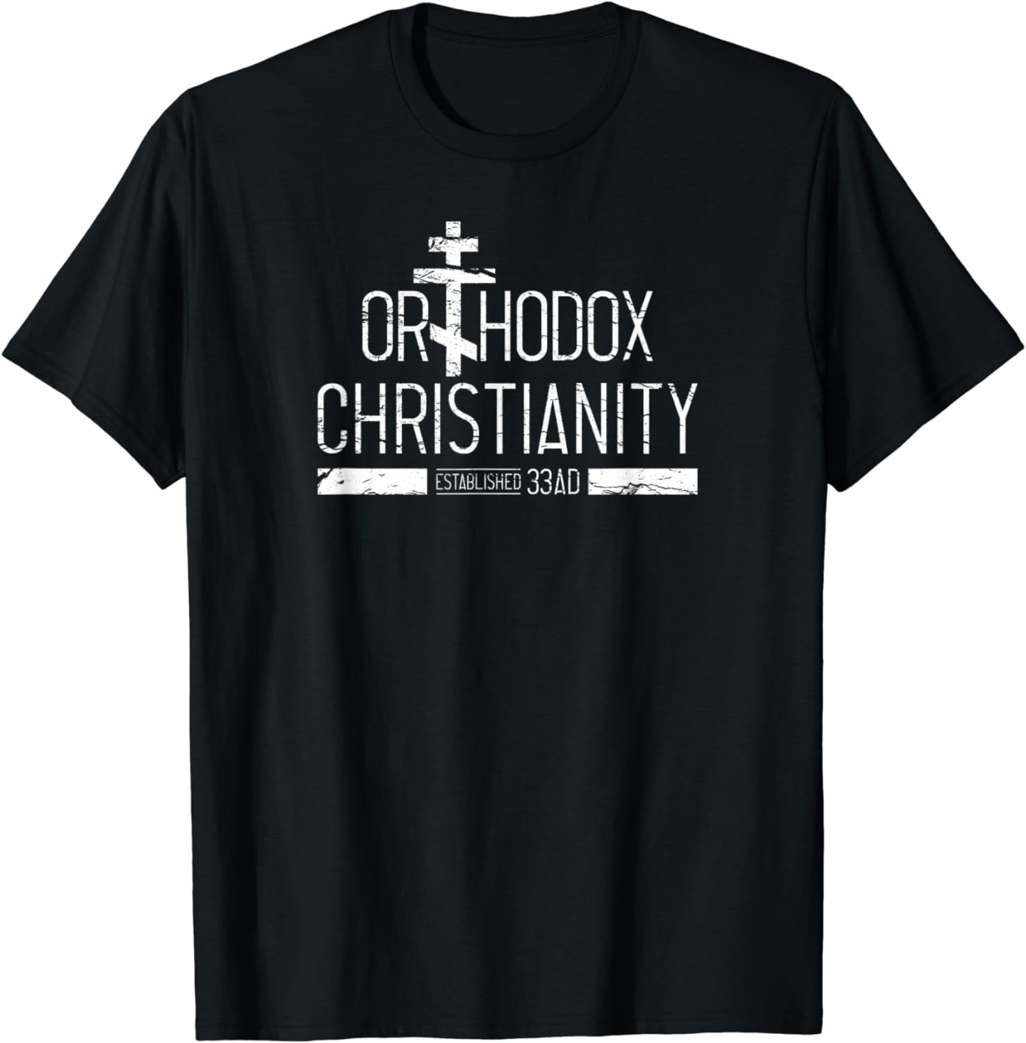 Distressed Orthodox Christian Christian T Shirt