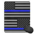 thumbnail image 1 of Distressed Police Style Flag Mousepad Non-Slip Rubber Base Mouse Mat For Office Home 11.8×9.8inches, 1 of 7