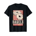 Distressed Retro Bagels Baking And Bagel Lovers Baker Gift TShirt