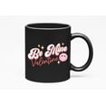 thumbnail image 1 of Distressed Retro Be Mine Valentine, Valentine's Day Art Merch Gift, Black 11oz Ceramic Mug, 1 of 5