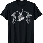 Distressed Retro Vintage Novelty Skateboarding T-Shirt