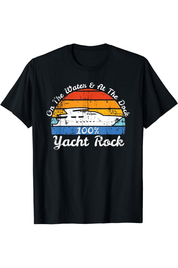 Distressed Retro Yacht, Rock T-Shirt mens t hthirt men，black，women，misfits，journey ，boys